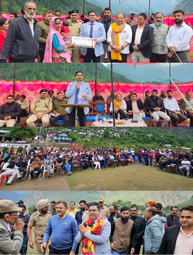 DC Kishtwar emphasizes the administration's commitment to responsive and inclusive governance