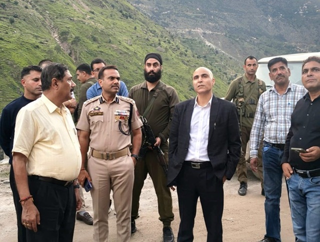 DC Kishtwar stresses strict adherence to safety measures, especially at landslide-prone & accident-prone locations