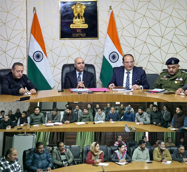 DC Kishtwar underscores that initiative on “Prashasan Gaon Ki Ore” must focus on citizen-centric delivery of services at grassroots level