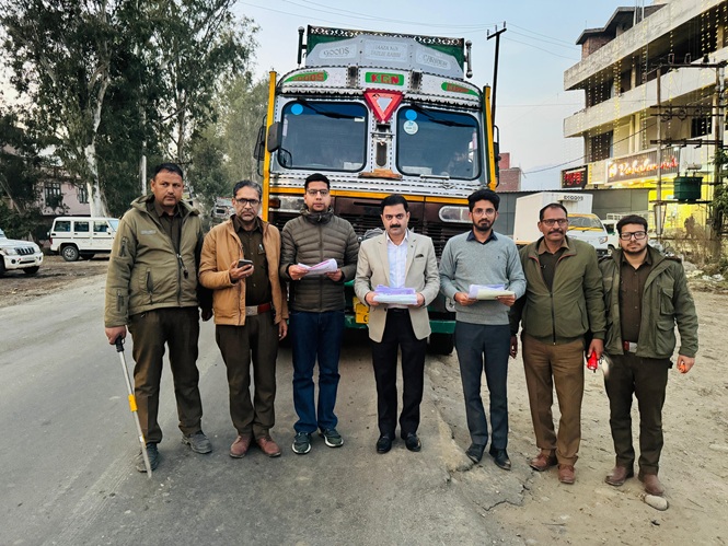 State Taxes Enforcement Team, Udhampur recovers a penalty amounting to ₹8,96,128 for violations under GST provisions