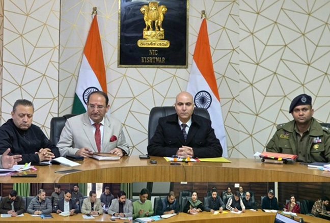DC Kishtwar reviews drug control measures Calls for stronger action, generating mass awareness 