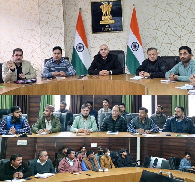 DC Kishtwar emphasizes Community Development & Youth Engagement to ensure success of JKCIP initiatives