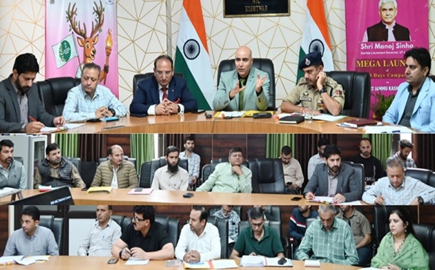 DC Kishtwar emphasizes Coordinated Efforts for Drug-Free Kishtwar