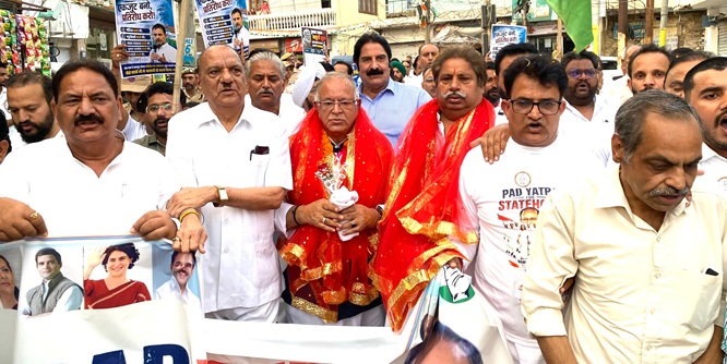 'Congress launches 5 Day Padyatra in Jammu'