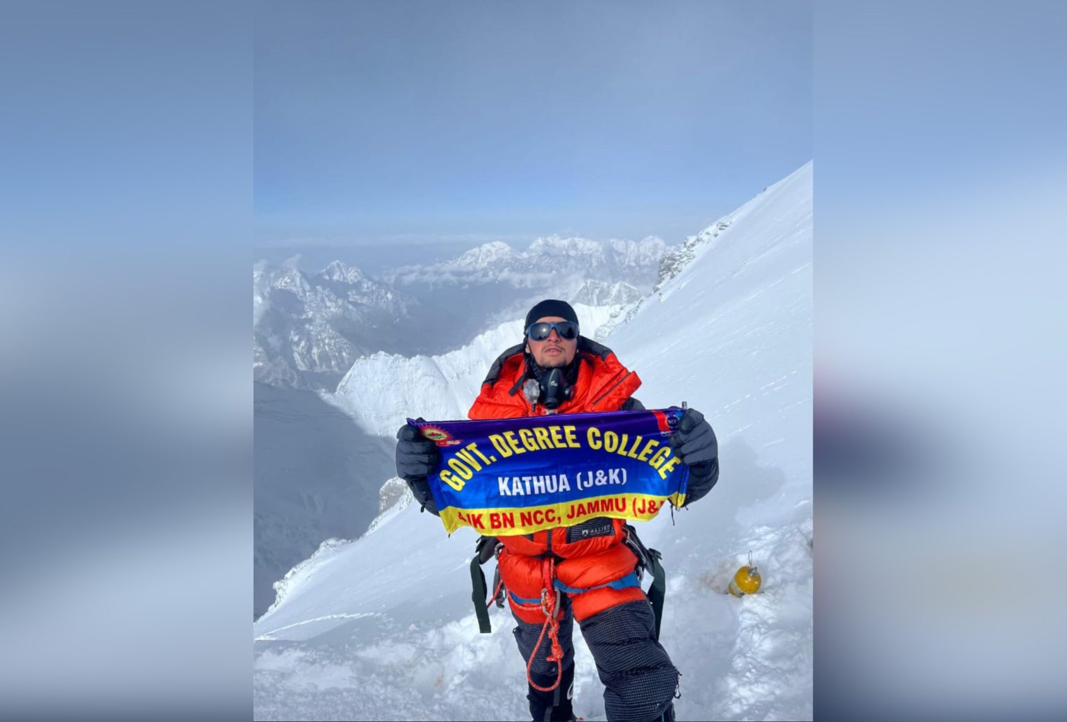 GDC Kathua cadet Mohit Scales Mount Everest