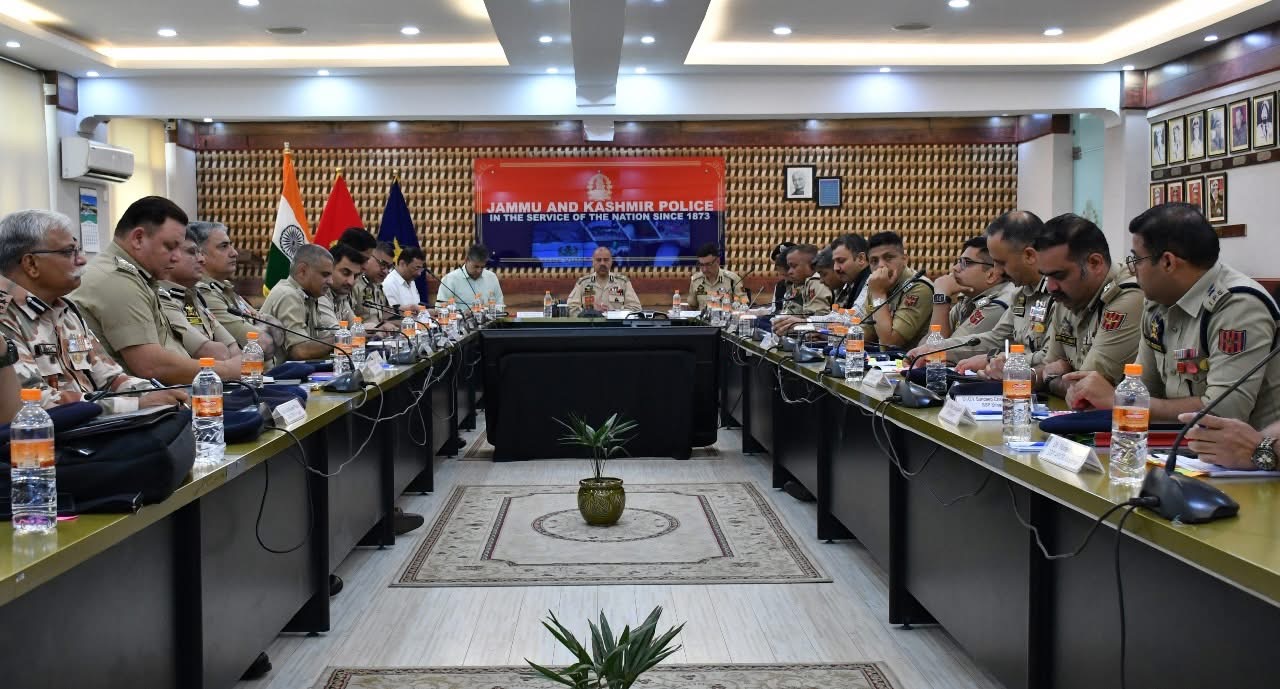  DGP J&K chairs joint Meeting at PCR Kashmir 