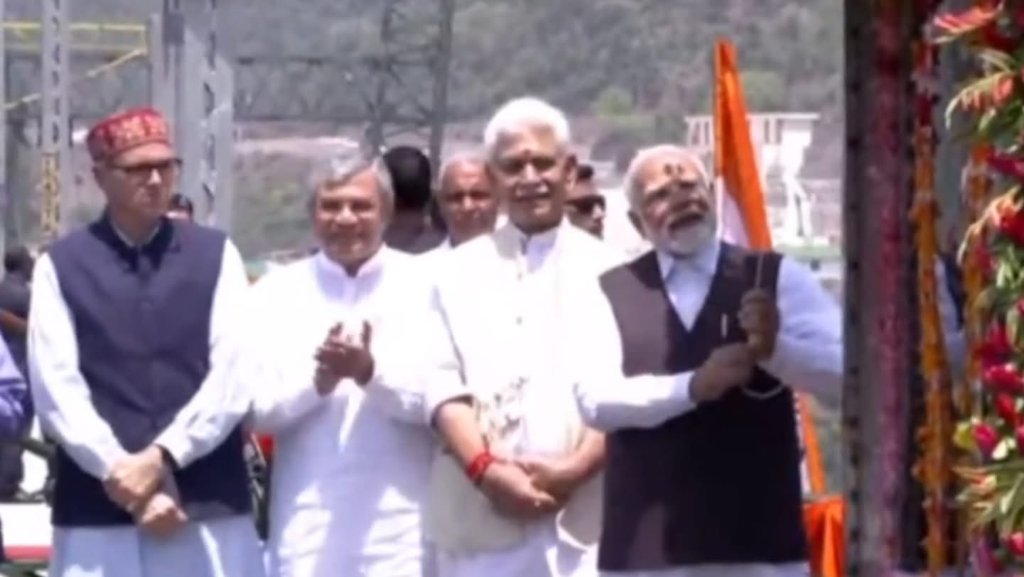 LG got promoted, I got Demoted: CM Omar seeks Statehood while sharing  Stage with PM Modi