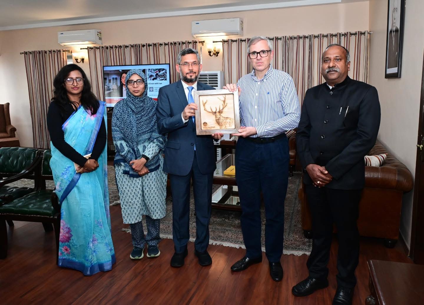 'IFS Officers call on CM Omar Abdullah'