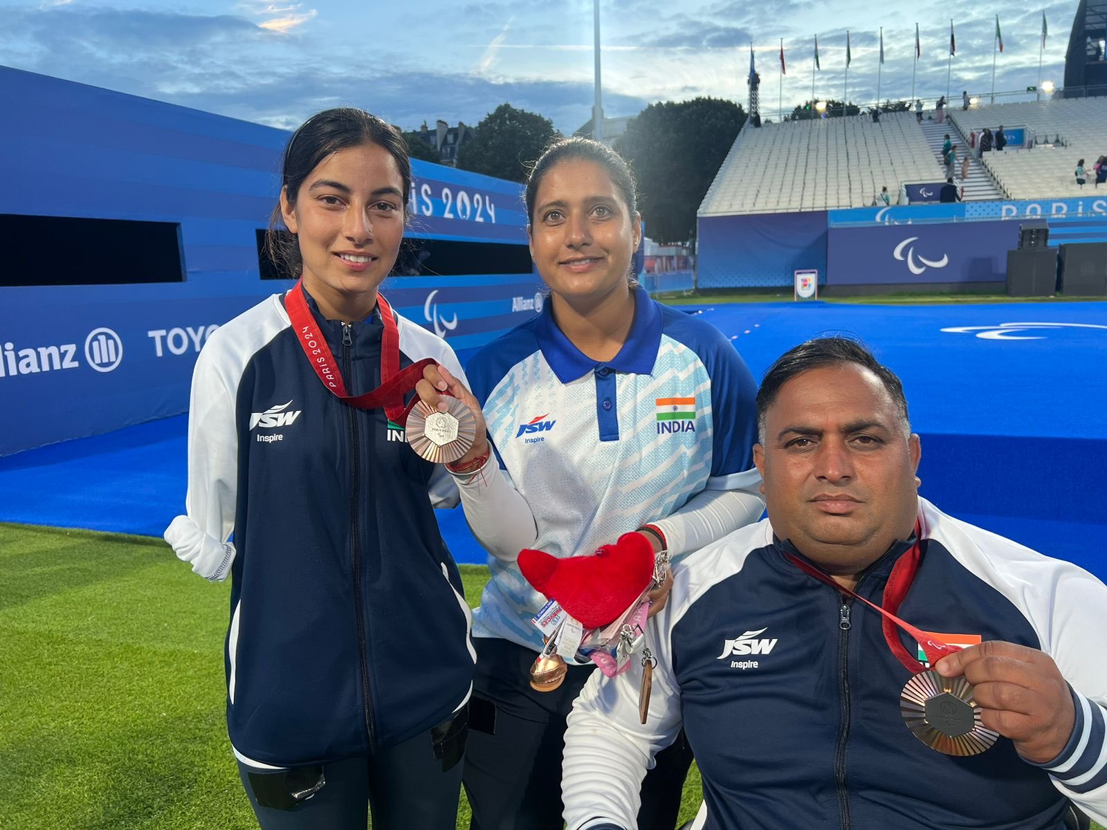 Sheetal Devi, Rakesh Kumar hailing from J&K  win bronze medal for India at Paris 2024 Paralympics