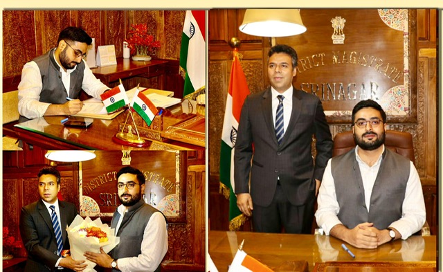 Akshay Labroo assumed charge as DC Srinagar