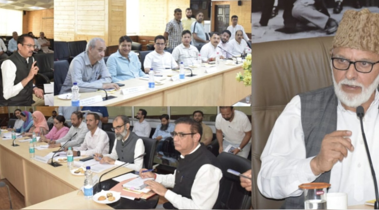 J&K: Committee on Public Undertakings holds  Meeting; Chairman Ali Mohd Sagar issues directions 