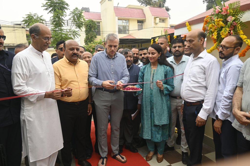 CM J&K inaugurates  Raabita Office in Jammu
