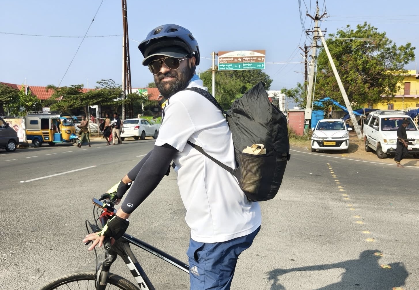 'Delhi Police Officer on 4500 kms solo Bicycle Journey to reach Jammu today'