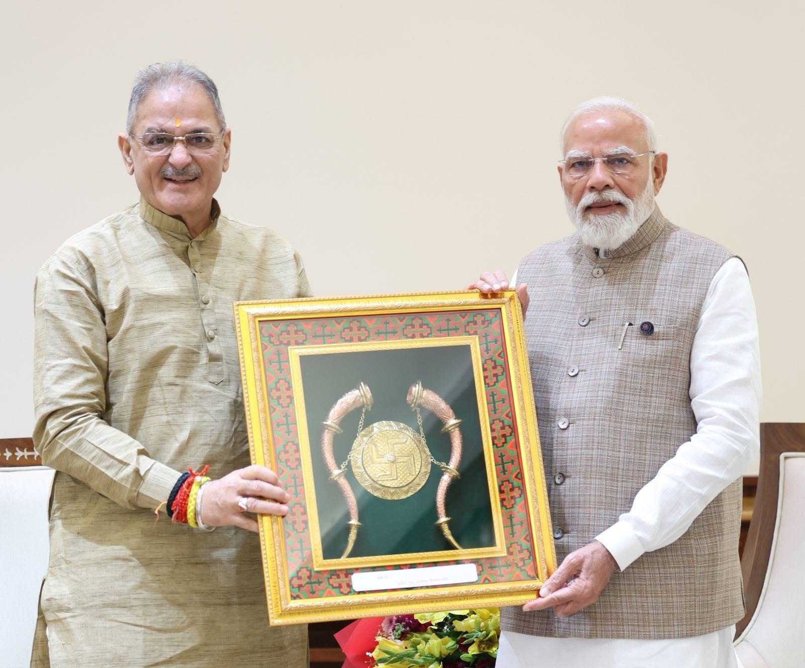 'Governor Himachal Kavinder Gupta meets PM Modi '