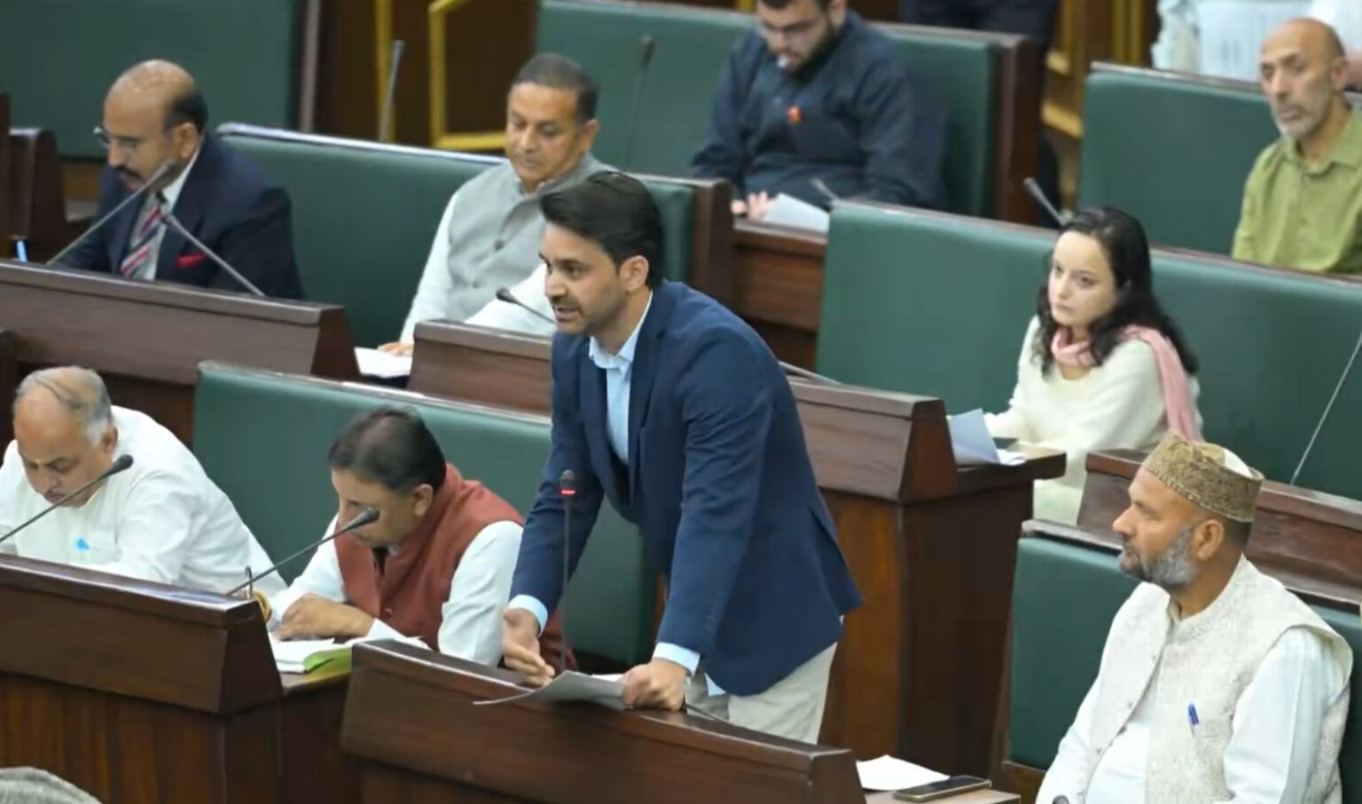 'Waheed Para raises 32% Unemployment in J&K Assembly '