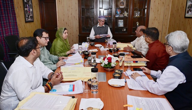 CM J&K chairs Cabinet meeting  in Jammu 