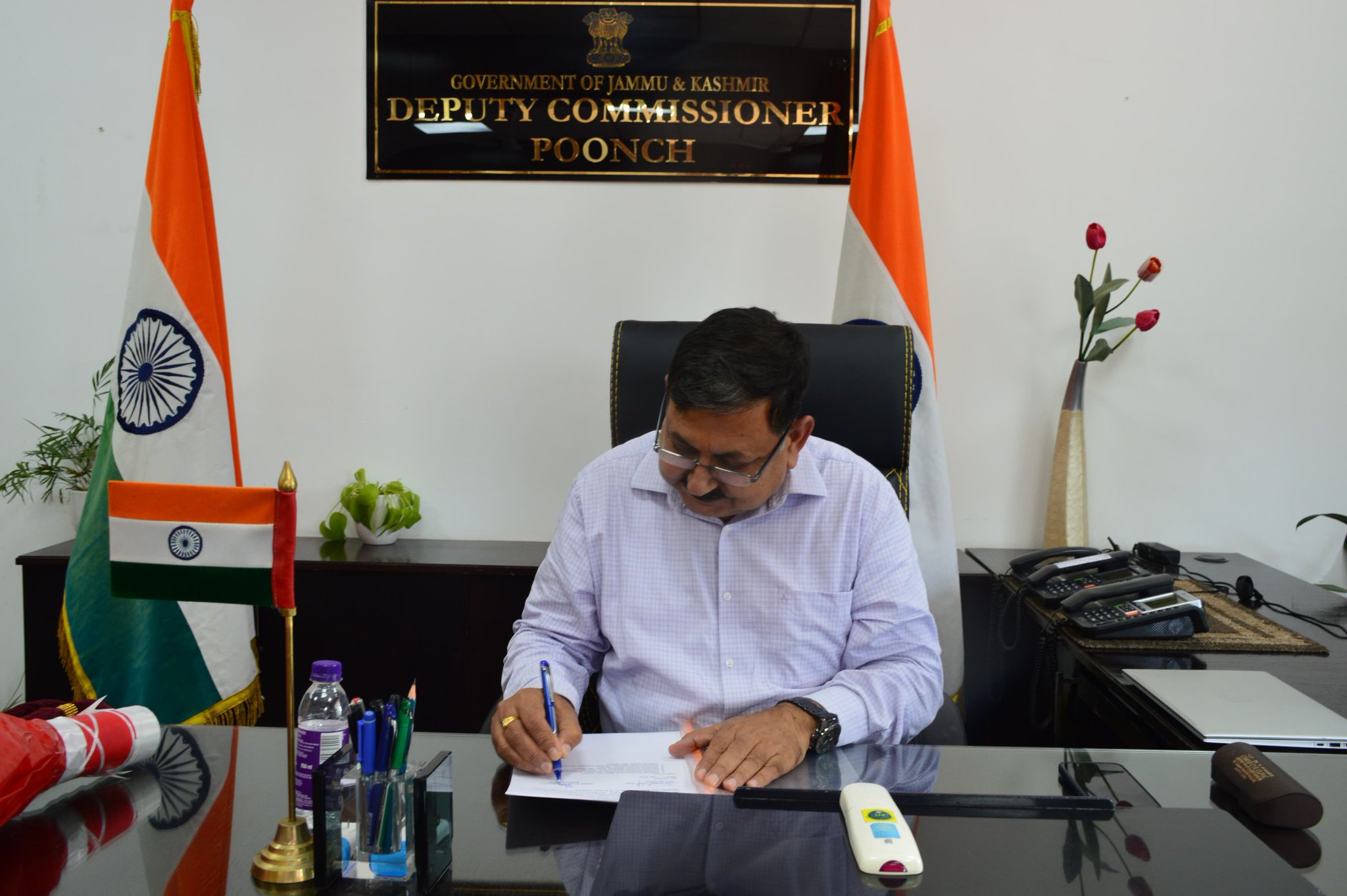 Ashok Sharma assumes  charge of DC Poonch