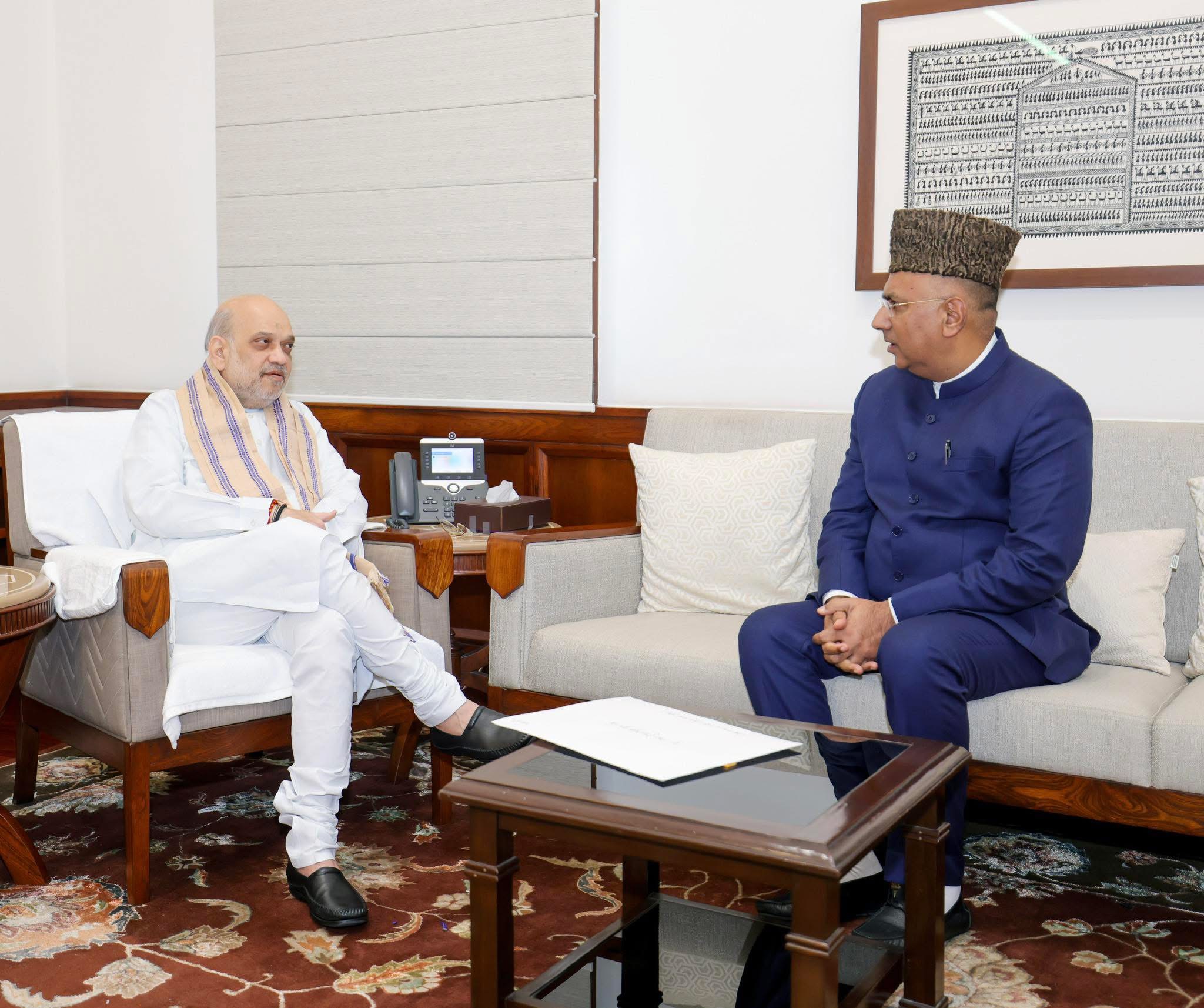 MP Ghulam Ali Khatana calls on  Home Minister Amit Shah; urges directions to J&K Admin to fully implement Central schemes