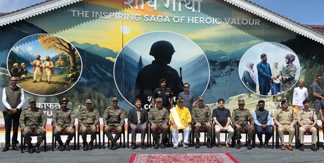 LG Manoj Sinha inaugurates Shaurya Gatha Complex at SM Hill in Kupwara