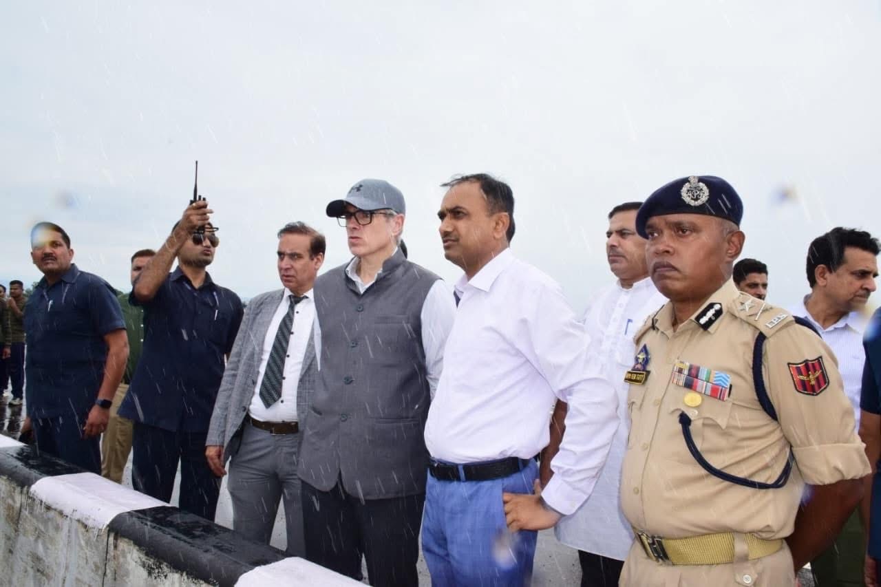 CM J&K Omar Abdullah visits flood-affected areas of Jammu 