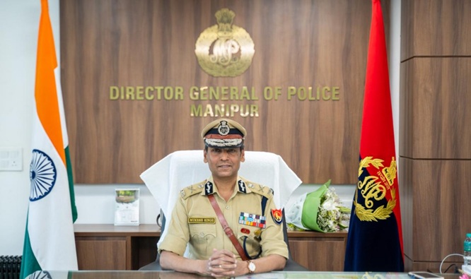 'Mukesh Singh assumes charge as DGP Manipur'