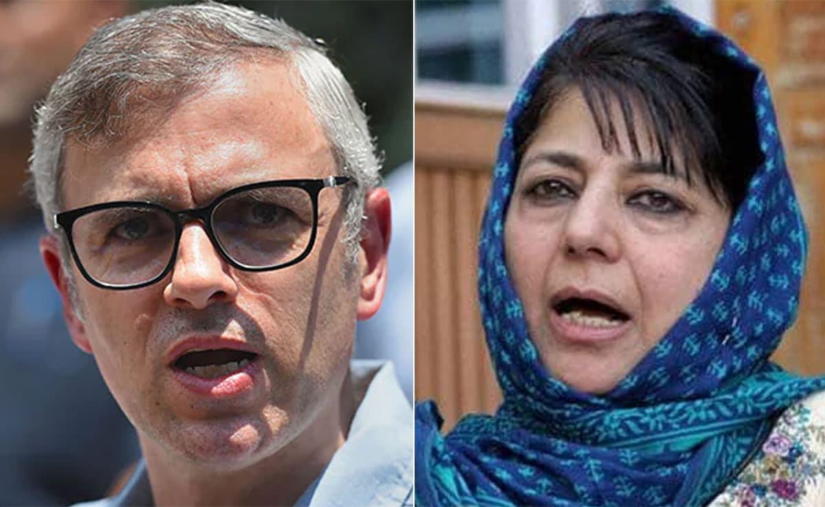 'Mehbooba Mufti and Omar Abdullah hit out at each other'