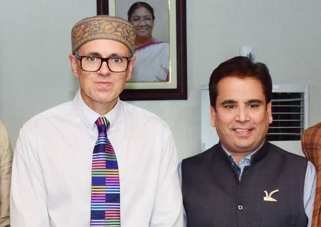 Omar Abdullah , Tanvir Sadiq hit out at JP Nadda over his J&K Paper leak statement 