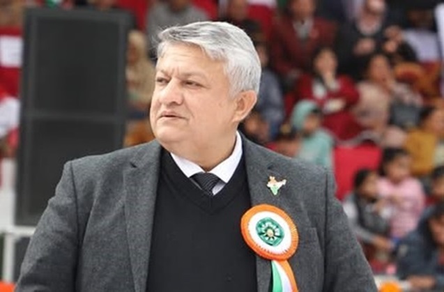 LG J&K paid tributes to the PSI Deepak Sharma
