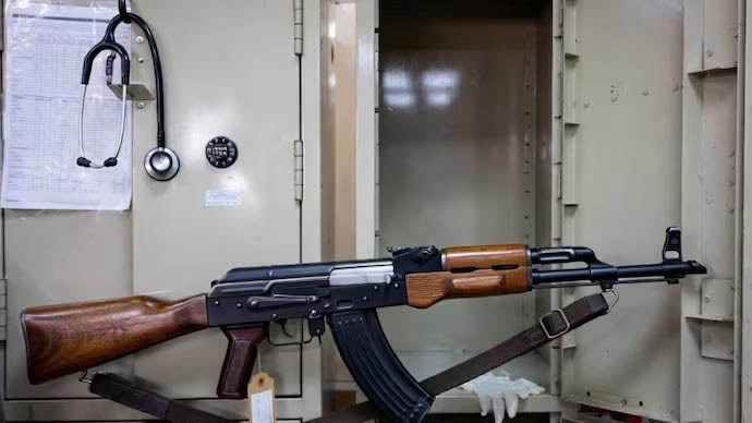 AK-47 Rifle recovered from Ex-Doctor’s Locker at Anantnag Medical College