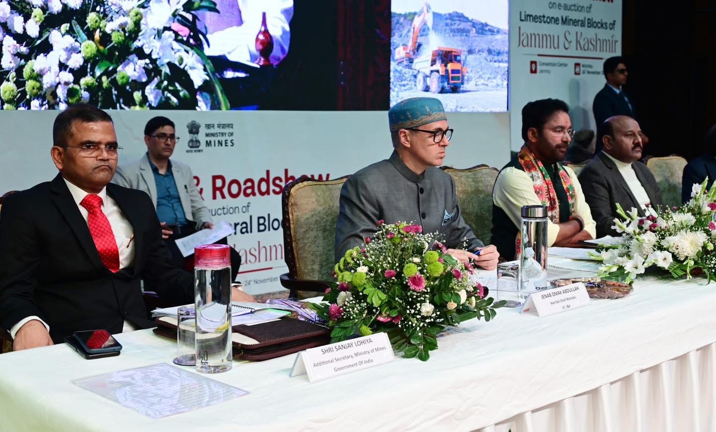 CM J&K , Dy CM J&K join Union Coal & Mines Minister for launch of  e-Auction of Limestone Mineral Blocks