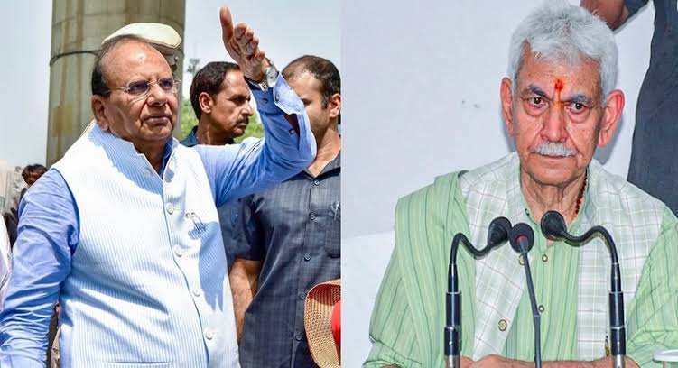 President appoints LG Ladakh Vinai Kumar Saxena to discharge functions as LG J&K during absence period of Manoj Sinha
