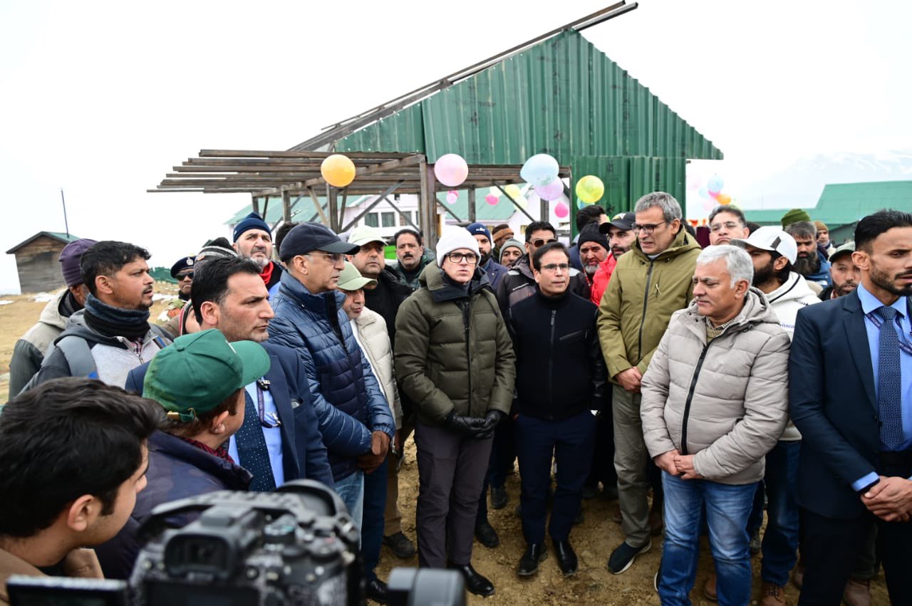 'Chief Minister today inaugurated Asia's longest ski drag lift at Kongdori, Gulmarg'