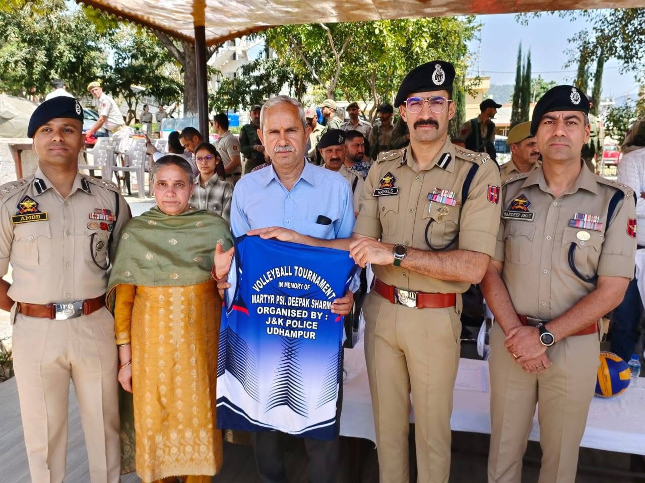 DIG U-R Range Inaugurated Volleyball Tournament in Memory of Martyr PSI Deepak Sharma 