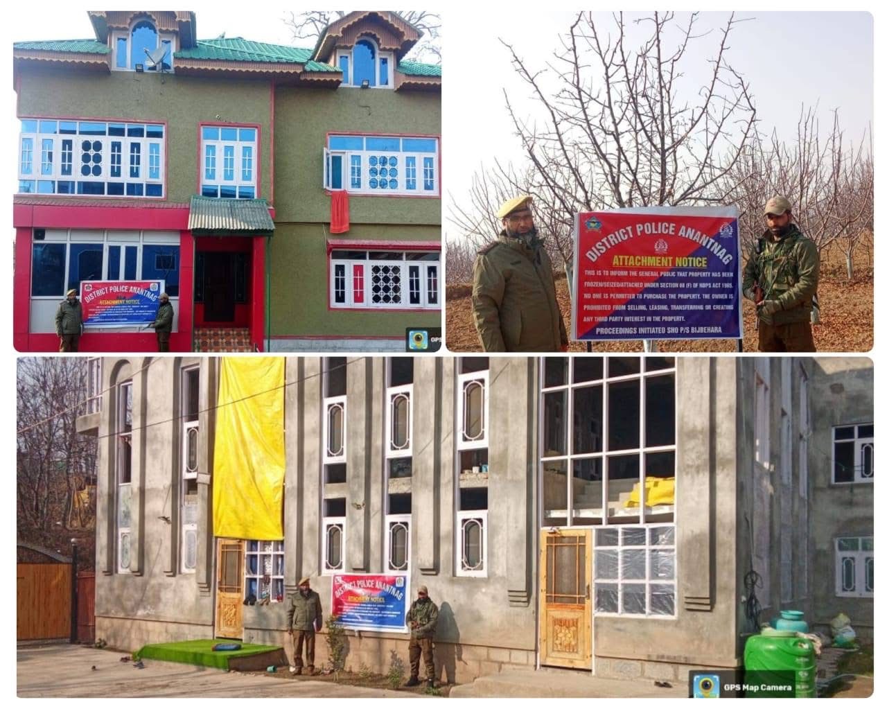 Anantnag Police attaches Apple Orchard 