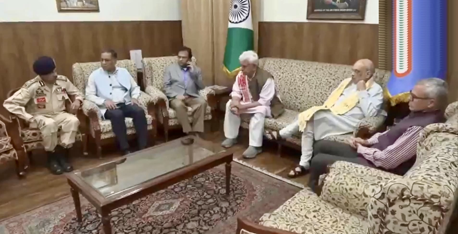 'Home Minister Amit Shah chairs meeting in Srinagar over Pahalgam  attack'