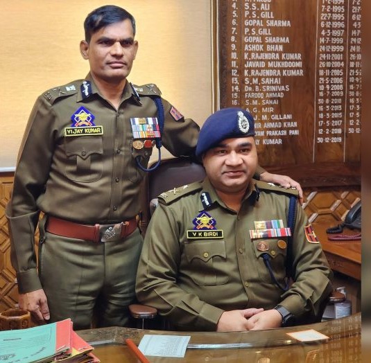Vidhi Kumar Birdi takes over charge of IGP Kashmir 