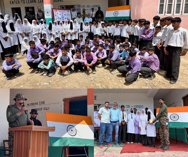 Indian Army organises awareness drive on Alcohol misuse at Government School