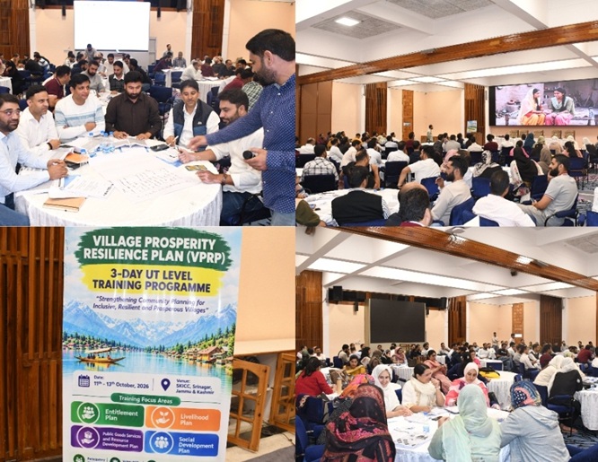  JKRLM Kick-Starts 3-Day UT level Training program on Village Prosperity Resilience Plan