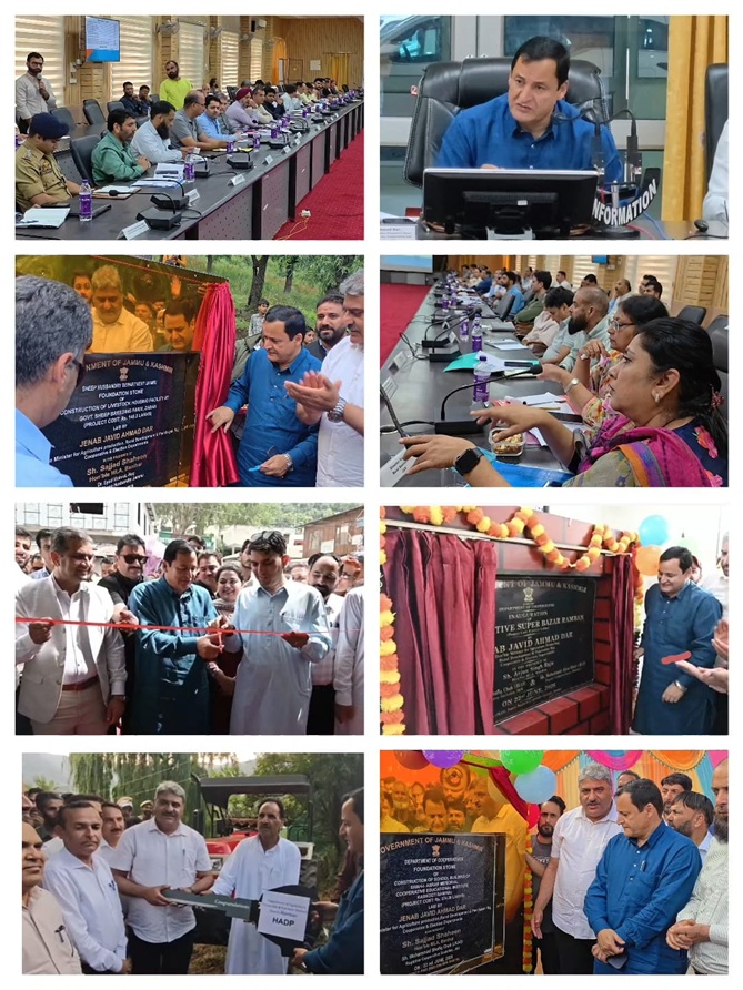  Ramban district is witnessing a new era of development and connectivity: Javed Dar, Minister
