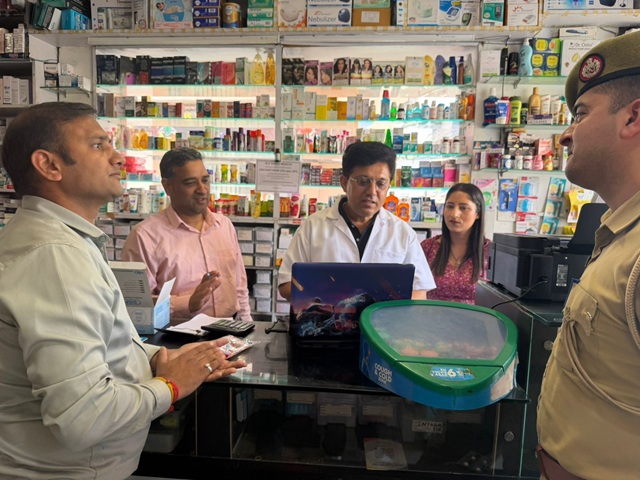 Joint Inspection drive of Chemist Shops, Drug De-Addiction Centres conducted in Jammu North