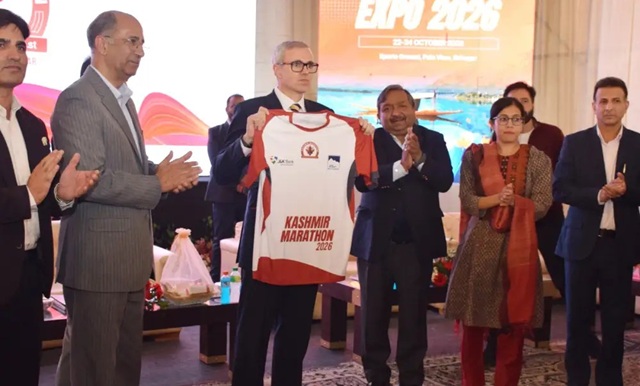 CM Omar Abdullah inaugurates the Kashmir Marathon Expo-2026