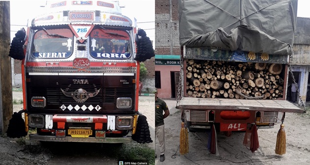 Kathua Forest Division seizes truck carrying illicit firewood 
