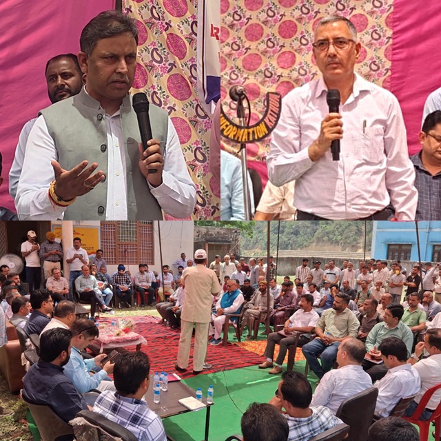 MLA Kathua appreciates prompt efforts made by Kathua administration during & after the flash floods in affected areas