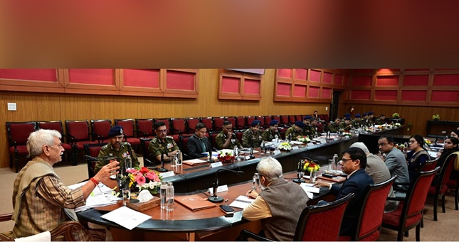 LG, Manoj Sinha for Zero tolerance against terrorism & strongest action on OGWs, Sympathizers