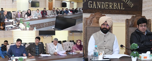  MD Mission Yuva, Deputy Commissioner review progress of Mission YUVA in Ganderbal