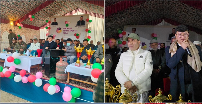 MLA Gulmarg, DC Baramulla jointly inaugurate Mega Sports Festival at Mini Stadium Kunzer