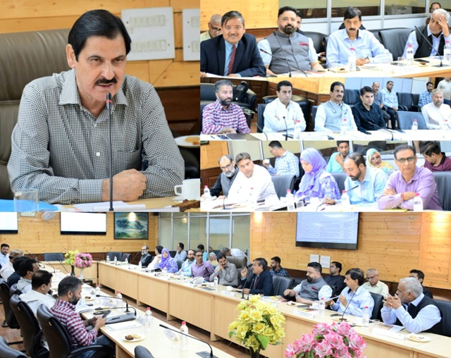 MLA Mir Saifullah chairs meeting of Committee on Public Undertakings