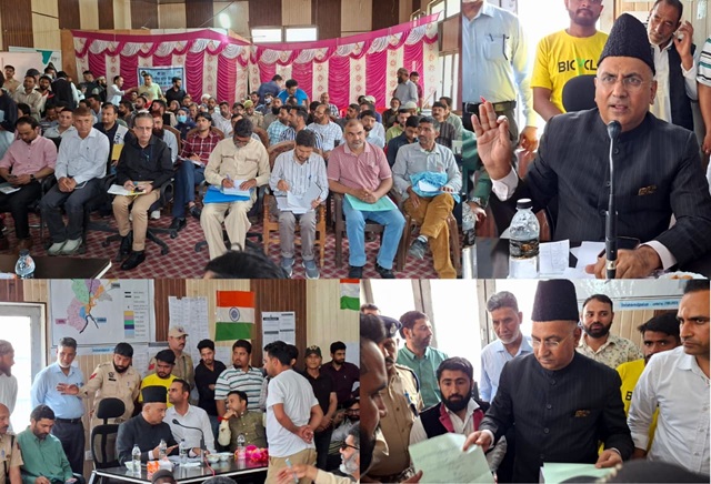 MP Ghulam Ali Khatana holds Public Outreach Programme , reviews developmental, public issues