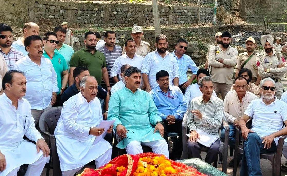  MP Jugal Kishore tours Reasi District to identify places of attraction for promoting heritage, adventure and conventional tourism