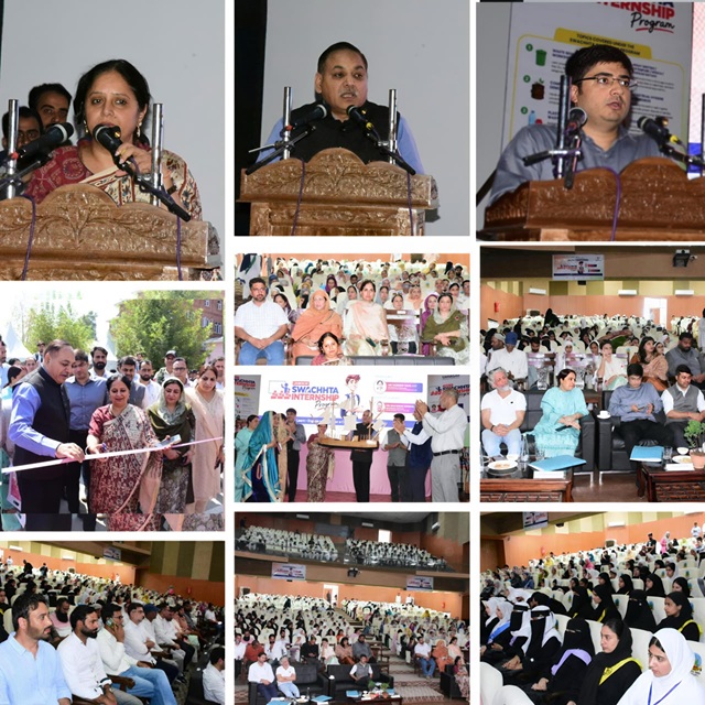 Mandeep Kaur launches Swachhata Internship Programme for Schools across Kashmir 